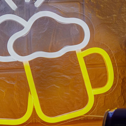 Chi-Buy LED Neon Cheers USB Powered Neon Signs Night Light 3D Wall Art Bar Decor Lamp Signs