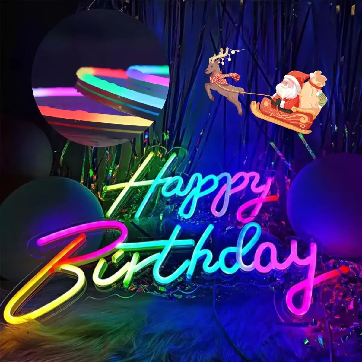 5V USB RGBIC Neon LED Strip Lights with Bluetooth APP Control Music Sync Waterproof Flexible Tape for Gaming Room Party Decor