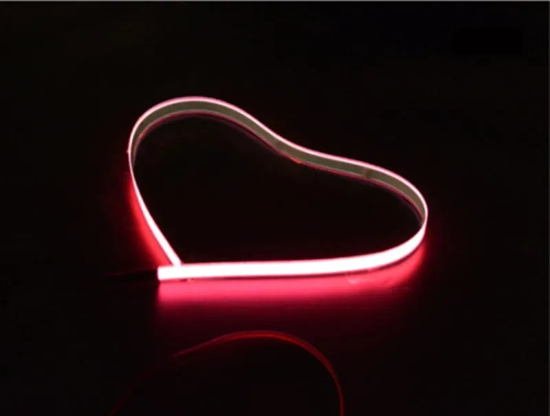 1*100Cm EL LED Strip Light for DIY Flexible Neon Lights Glow Rope Party Decoration Tape Lamp USB 12V Battery Backlight Panel