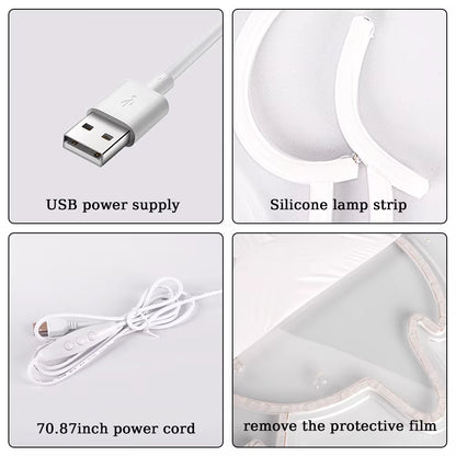 Pizza Neon Sign for Wall Decor Pizzeria Neon Light up Sign for Restaurant Kitchen Store Party Bedroom Christmas Birthday Gifts